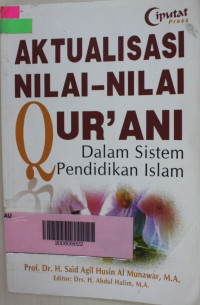 Image of Aktualisasi Nilai-nilai Qur'ani