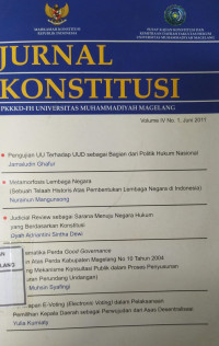 Image of Jurnal Konstitusi