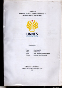 Image of Laporan Praktik Pengalaman Lapangan di MAN 1 Kota Magelang